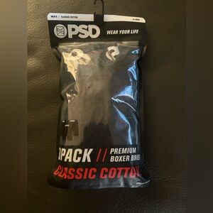 PSD Men's Classic Cotton Boxer Briefs 3-Pack X Large Size